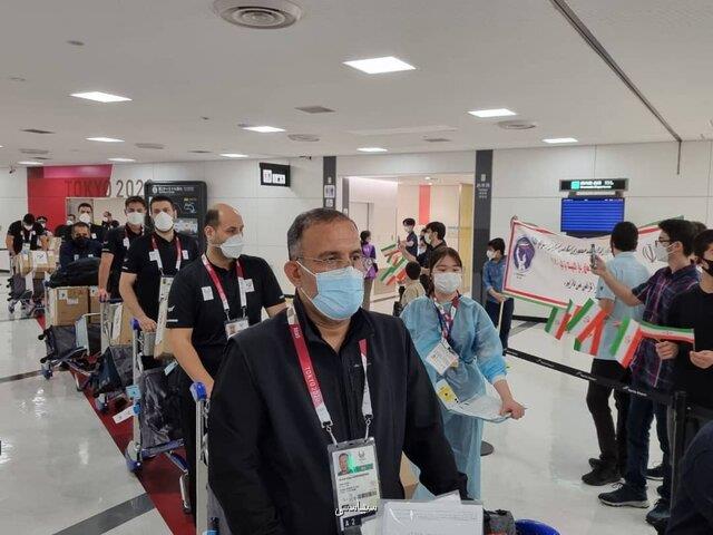 ورود نخستین گروه از کاروان ورزشی پارالمپیک به توکیو با استقبال سفیر کشورمان در ژاپن